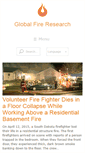 Mobile Screenshot of globalfireresearch.com